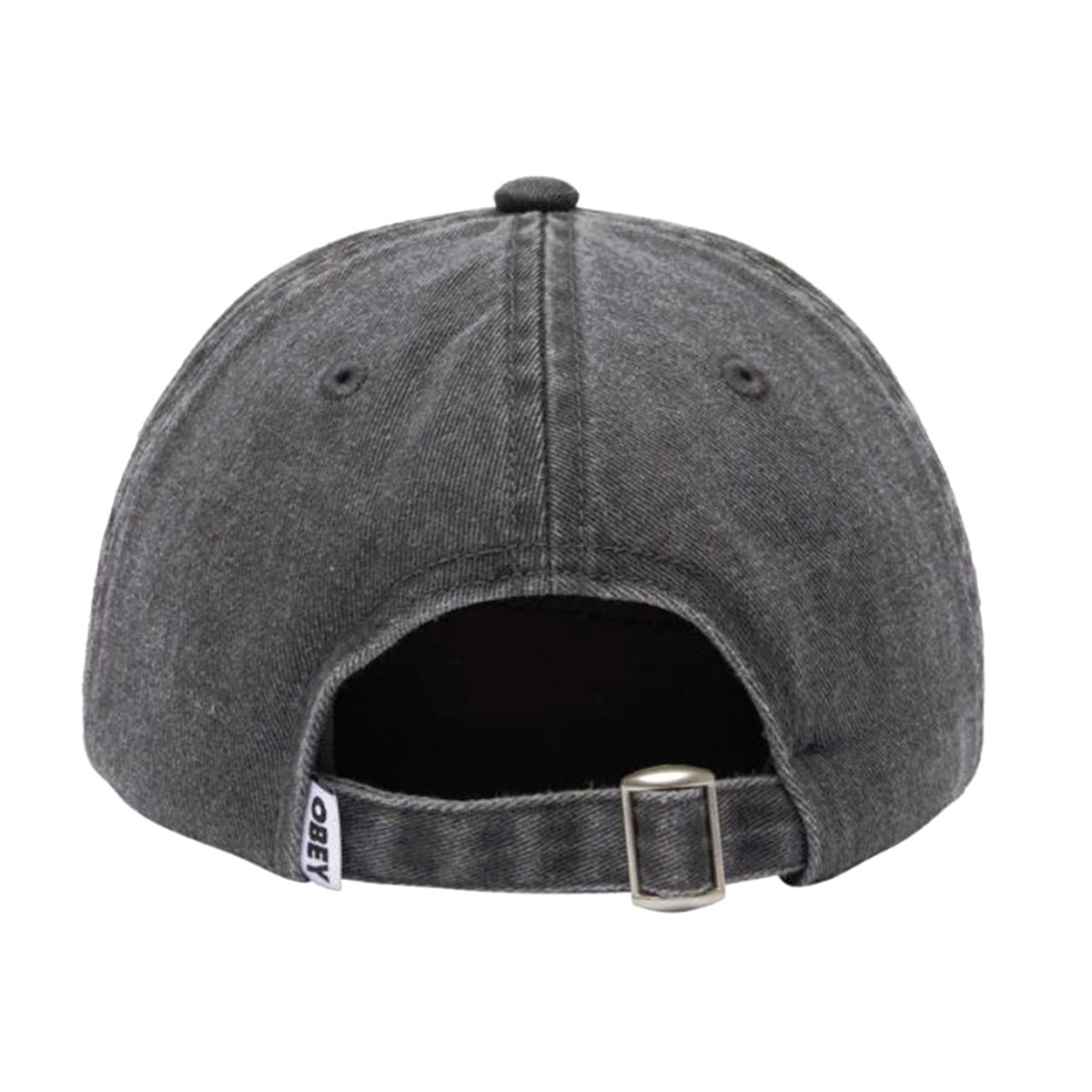 Pigment Mental 6 Panel Strapback Pigment Black - Cappellino con Visiera Nero 100580386-PIGMENT BLACK . OBEY 