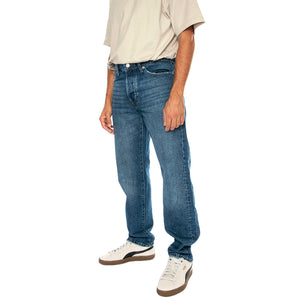 Onsedge Straight Dark Blue Denim - Pantaloni Denim Jeans Uomo Blu 22026985-DNM . ONLY & SONS 
