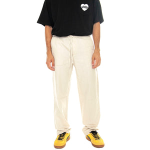 ONLY & SONS SINUS LOOSE 0007 COT LIN PANT NOOS SILVER LINING - Pantaloni Uomo Grigio Chiaro 22028267-Silver Lining . ONLY & SONS 