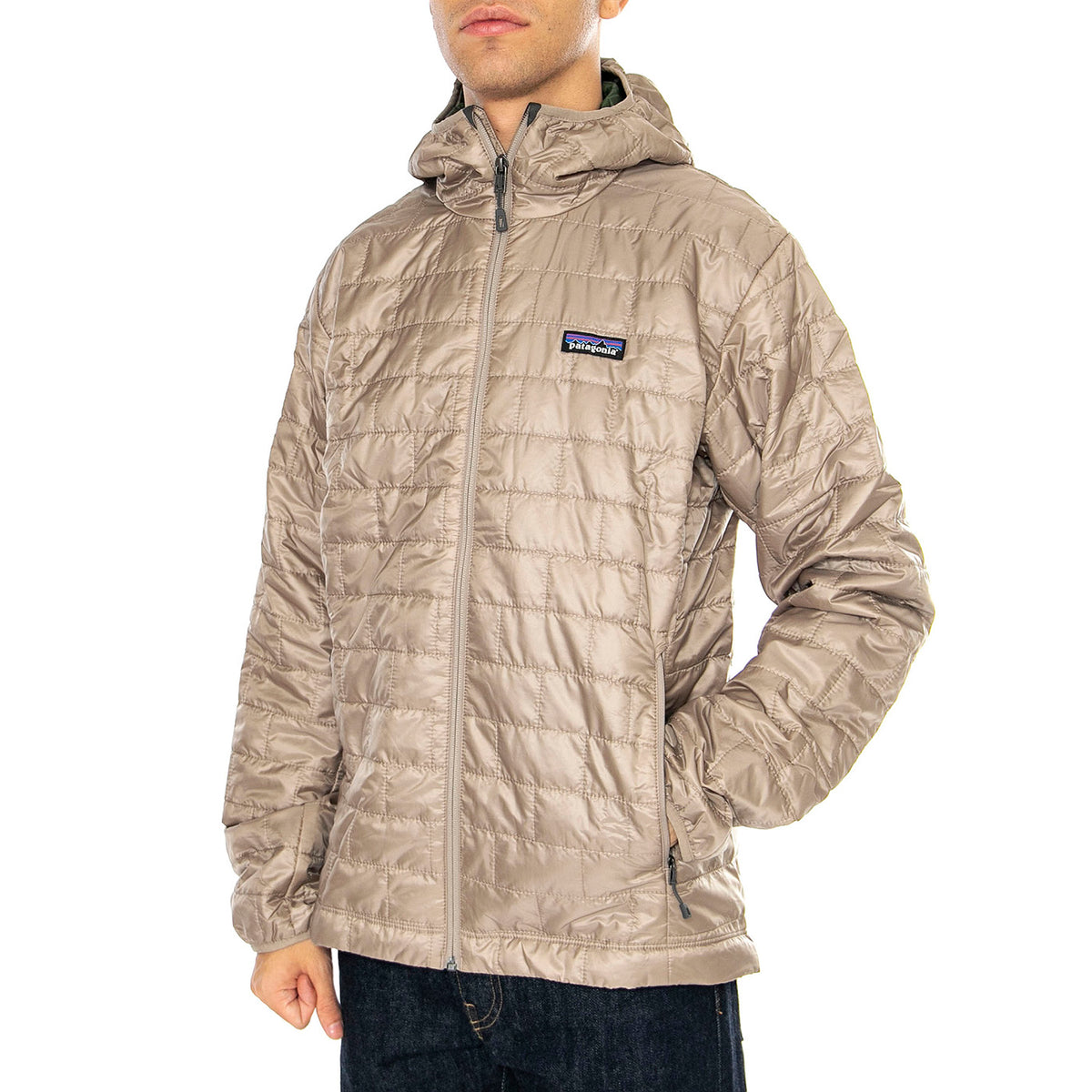 M's Nano Puff Hoody-SBDY - Giacca Uomo Beige 84222-SBDY . PATAGONIA 