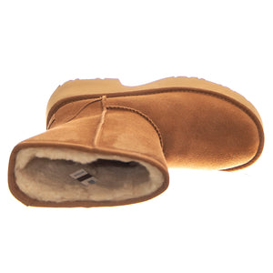 UGG® W CLASSIC SHORT NEW HEIGHTS CHESTNUT - Stivali Donna Marroni 1158310-CHE . UGG 