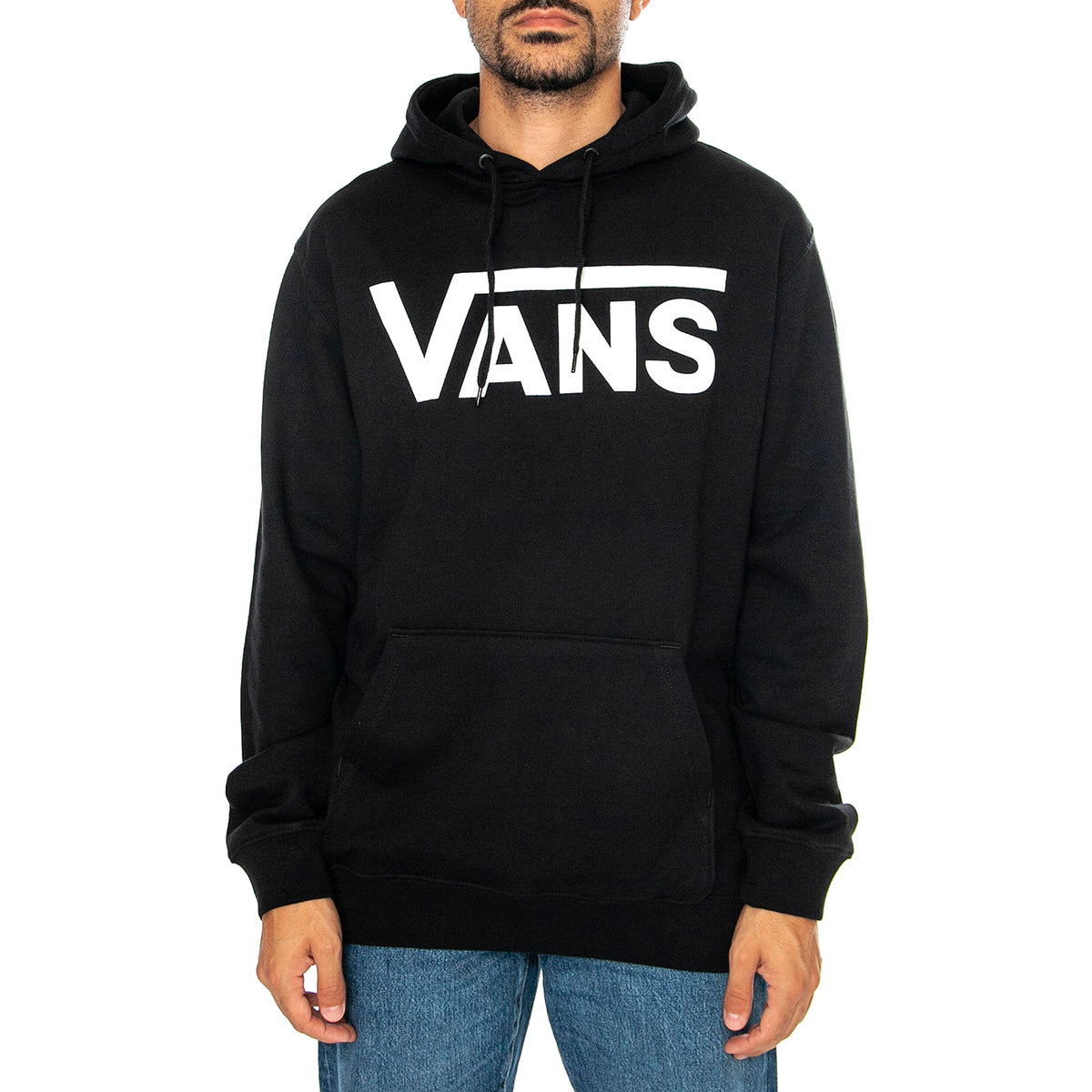 Vans Classic Pullover Black - Felpa con Cappuccio Uomo Nera VN000HNXBLK1 . VANS 