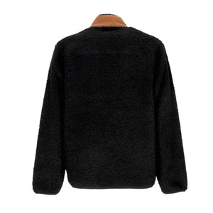 FULL ZIP SHERPA BLACK - Giacca Uomo Nera 6040068-10158 . CAT 