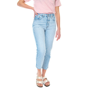 501 Crop Denim Jeans - Ojai Luxor - Denim Jeans Donna Blu 36200-0124 . LEVIS 