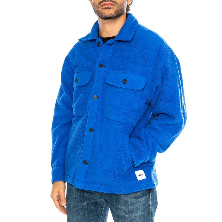 Thompson Shirt Jacket Surf Blue - Giacca Uomo Blu 121160047-SFB . OBEY 