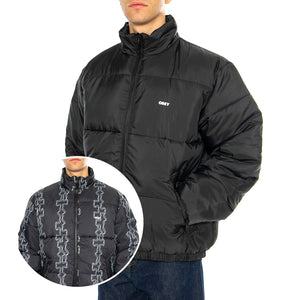 Benny Puffer Jacket Black Multi - Giacca Uomo Nera 121800507-BKM . OBEY 