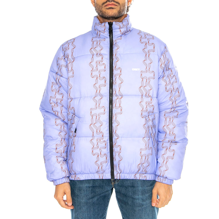 Benny Puffer Jacket Burl Wood Multi - Giacca Reversibile Uomo Multicolore 121800507-WOD . OBEY 