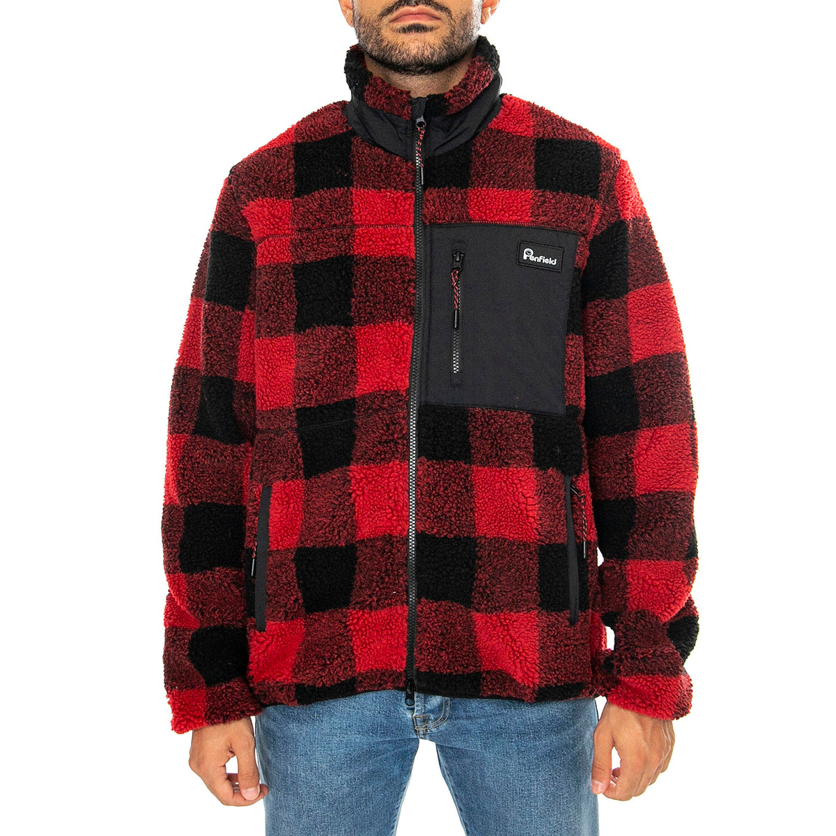 The Checked Mattawa Jacket Black - Giacca Uomo Multicolore PFD0246-023 . PENFIELD 