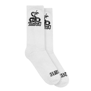 Atrax Socks White - Calzini Bianchi E98WASATRWHT . WASTED PARIS 