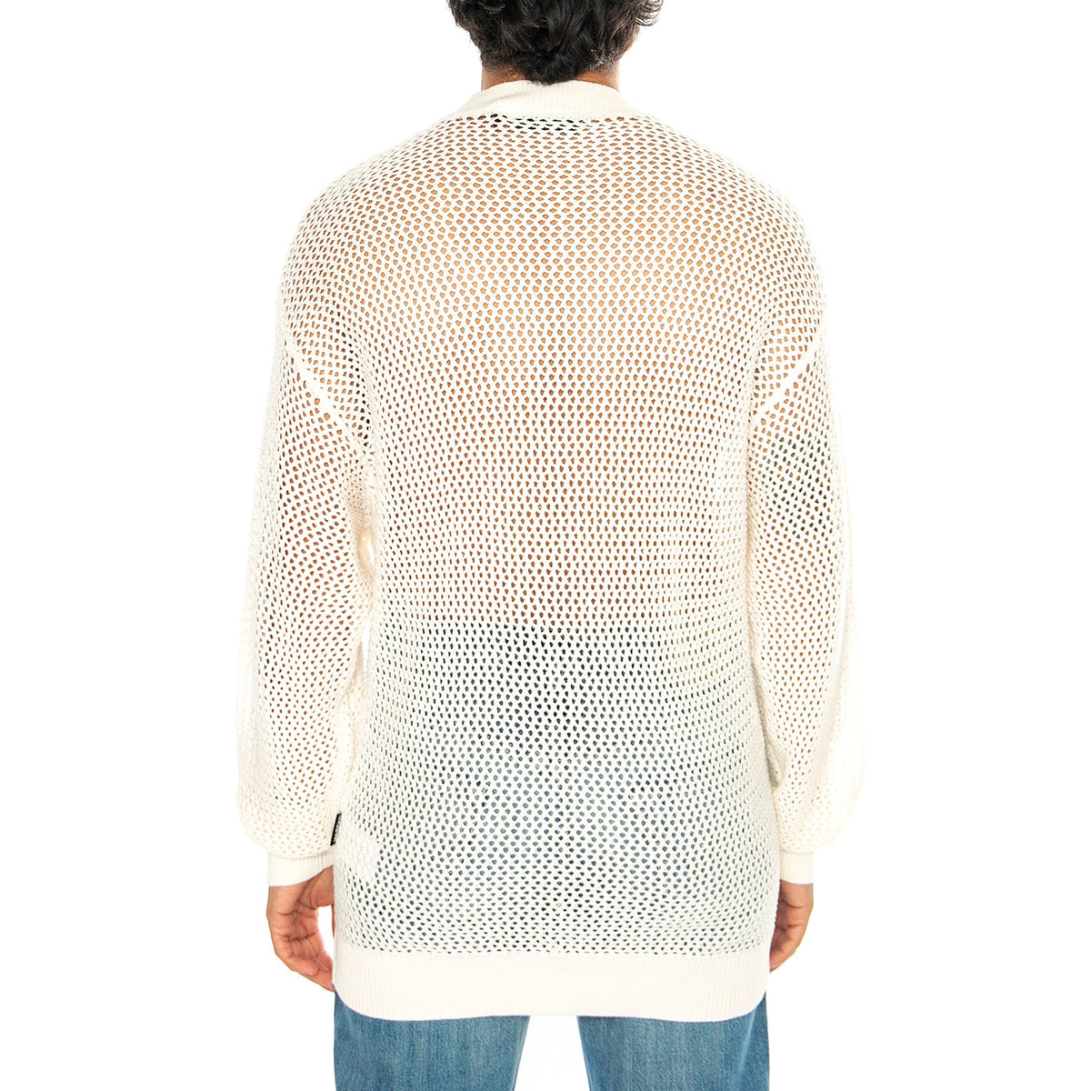 Sweater Snatch Off White - Maglione Girocollo Uomo Bianco SWEATER SNATCH - OFF-WHITE . WASTED PARIS 