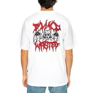 T-Shirt Bones White - Maglietta Girocollo Uomo Bianca T-SHIRT BONES - WHITE . WASTED PARIS 