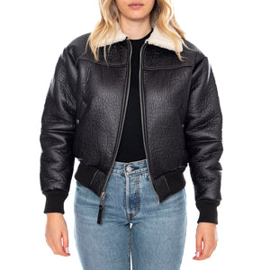 B-15 MOD -- Giacca Donna Nera F258007 3 ALPHA INDUSTRIES 