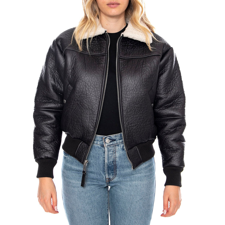 B-15 MOD -- Giacca Donna Nera F258007 3 ALPHA INDUSTRIES 