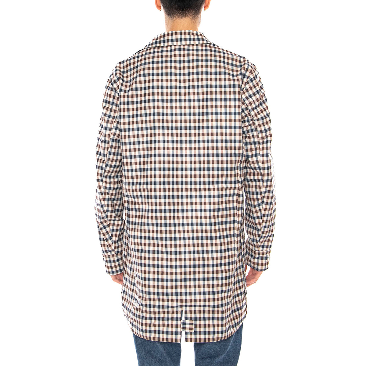 Aquascutum Iconic Reversible Trench -- Trench Uomo Blu AA_ICON_JK004 . AQUASCUTUM 