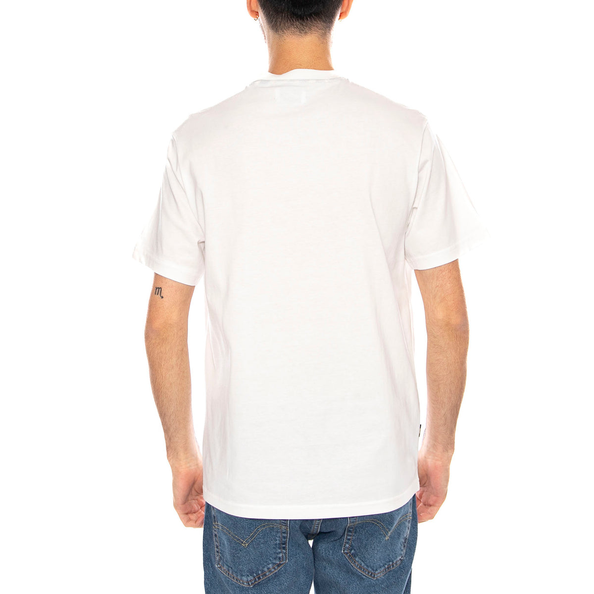 Small Logo T-Shirt -- Maglietta Girocollo Uomo Old White AA_ICON_TS006_02 . AQUASCUTUM 