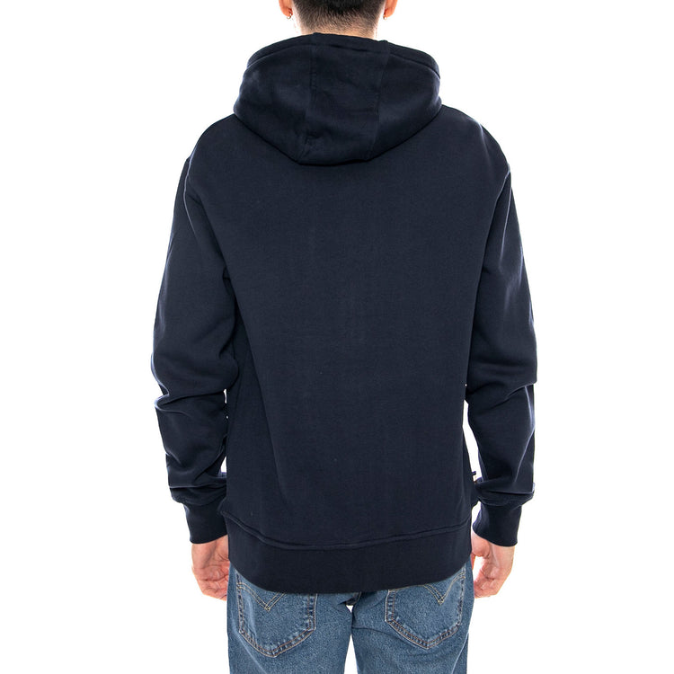 Full Zipped Hoodie Fleece -- Felpa con Cappuccio Uomo Navy AW_ICON_SW001_11 . AQUASCUTUM 