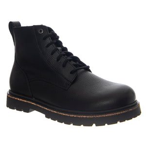 Highwood Lace Mid N Black, Natural Leather - Stivaletti Uomo Neri 1030756 . BIRKENSTOCK 