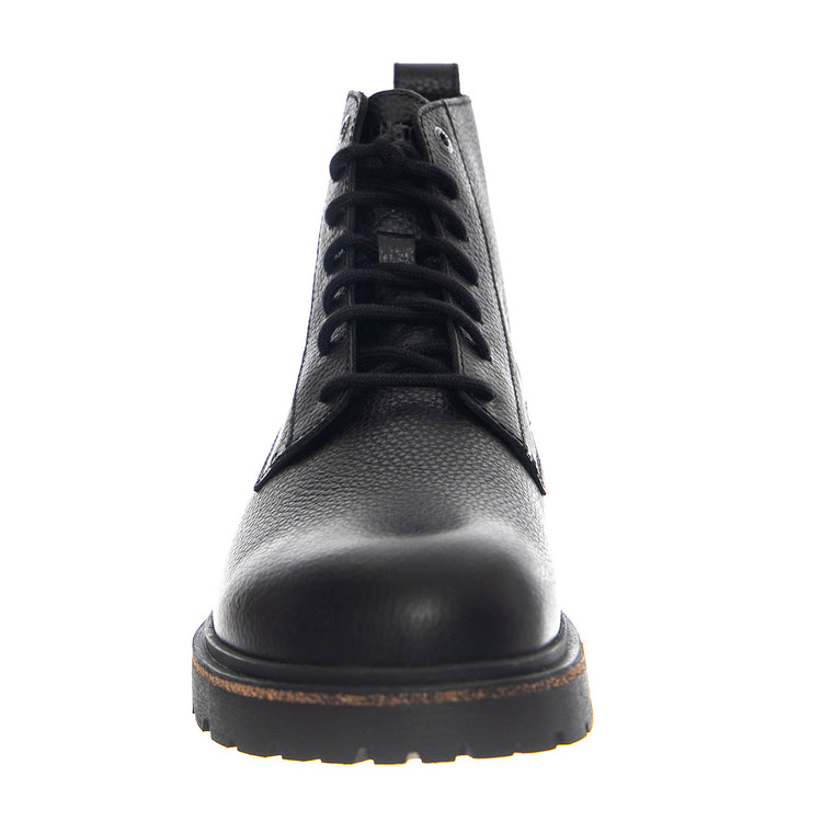 Highwood Lace Mid N Black, Natural Leather - Stivaletti Uomo Neri 1030756 . BIRKENSTOCK 