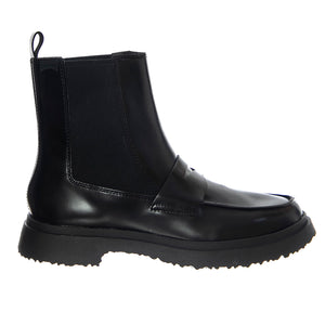 Mimi Negro / Walden Negro - Stivaletti Uomo in Pelle Neri Slip-On K300474-001 . CAMPER 