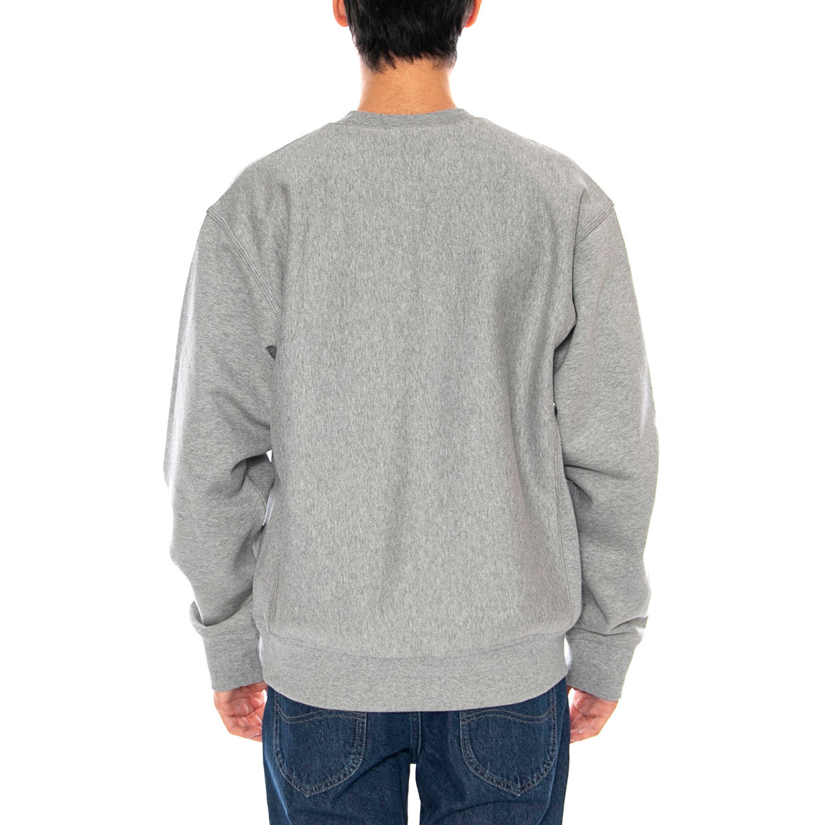 American Script Sweat Grey Heather - Felpa Girocollo Uomo Grigia I025475.V6XX . CARHARTT WIP 