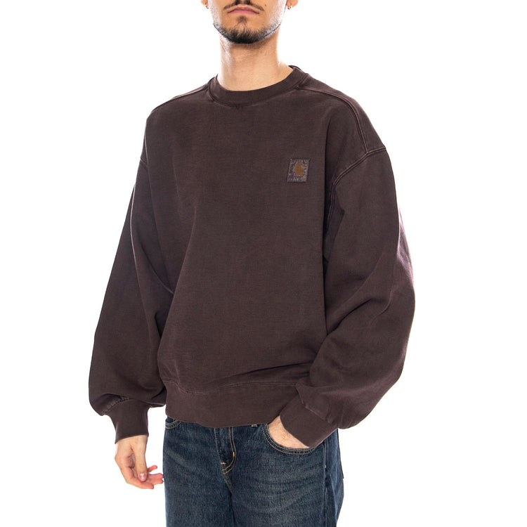 Vista Sweat -- Felpa Uomo Palisander Marrone I029522.33HGD . CARHARTT WIP 