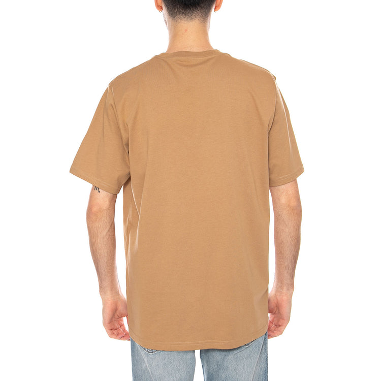 S/S Pocket T-Shirt Peanut - Maglietta Girocollo Uomo Marrone I030434.2FSXX . CARHARTT WIP 