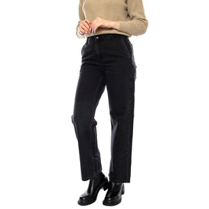 Carhartt WIP WMNS Pierce Pant Straight -- Pantaloni Donna Neri I031251-89.06 . CARHARTT WIP 
