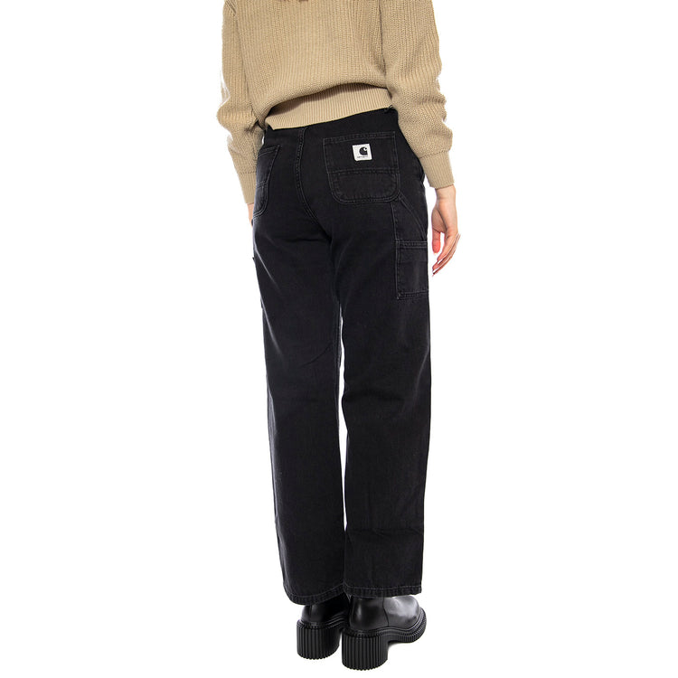 Carhartt WIP WMNS Pierce Pant Straight -- Pantaloni Donna Neri I031251-89.06 . CARHARTT WIP 