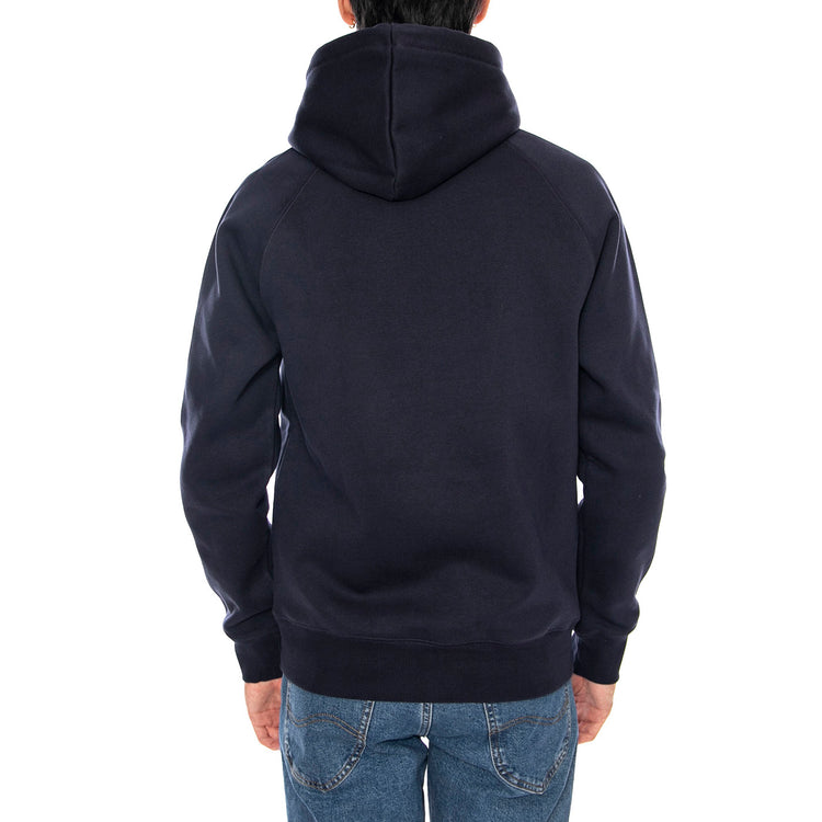 Hooded Chase Sweat Dark Navy / Gold - Felpa con Cappuccio Uomo Blu I033661.00HXX . CARHARTT WIP 