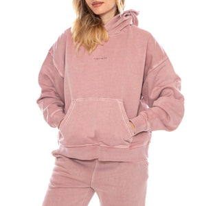W Hooded Benton Sweatshirt - Rosa - Felpa con Cappuccio Donna I034512_1NJ_GD . CARHARTT WIP 