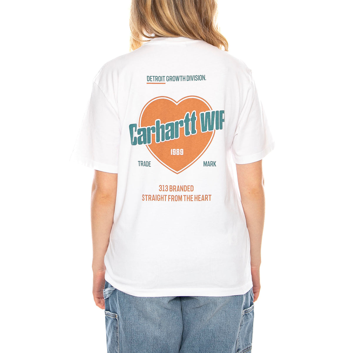 Carhartt WIP Womens Growth -- Maglietta Donna Bianca I035264-3 . CARHARTT WIP 