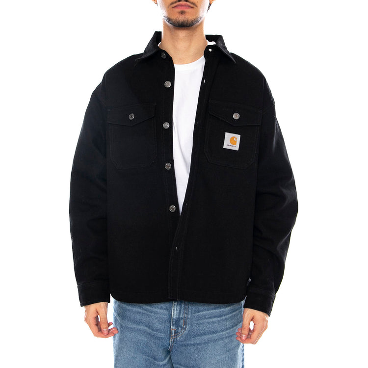 Selby Shirt Jac Black - Camicia Uomo Nera I035305.89XX . CARHARTT WIP 