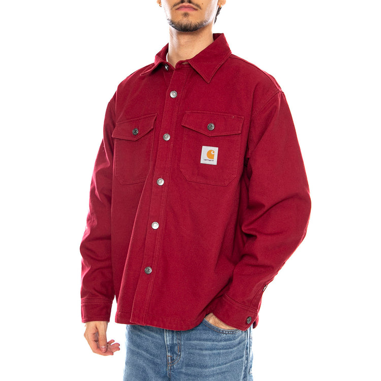 Selby Shirt Jac Scarlet - Camicia Uomo Rossa I035305.H8XX . CARHARTT WIP 