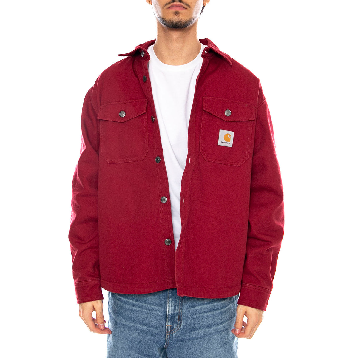 Selby Shirt Jac Scarlet - Camicia Uomo Rossa I035305.H8XX . CARHARTT WIP 