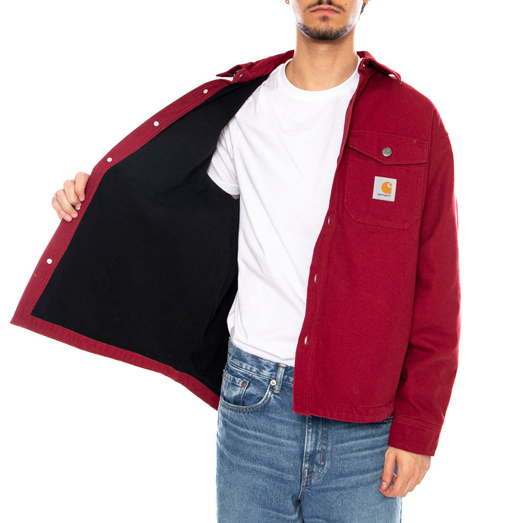 Selby Shirt Jac Scarlet - Camicia Uomo Rossa I035305.H8XX . CARHARTT WIP 