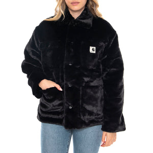 W Olney Michigan Coat - Nero - Cappotto Donna I035320_89_XX . CARHARTT WIP 
