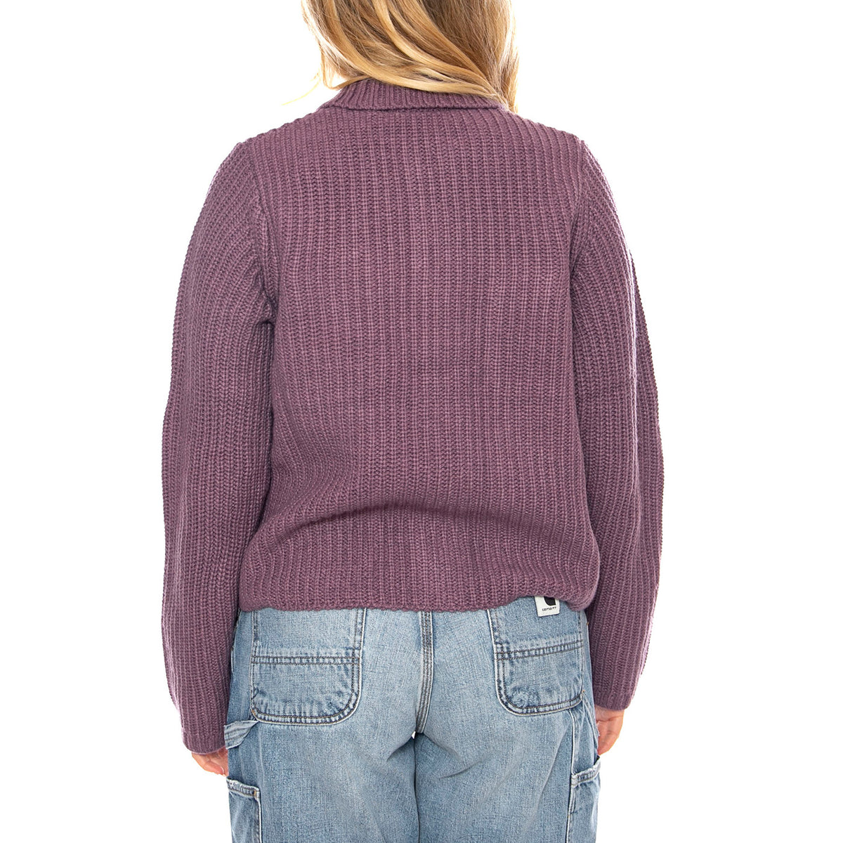 W Michigan Sweater Cardigan - Phlox - Cardigan Donna I035379_33I_XX . CARHARTT WIP 