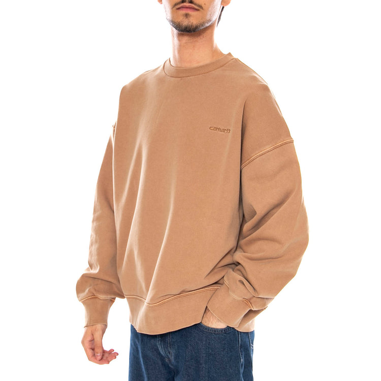 Benton Sweat Peanut - Felpa Girocollo Uomo Beige I035436.2FSGD . CARHARTT WIP 