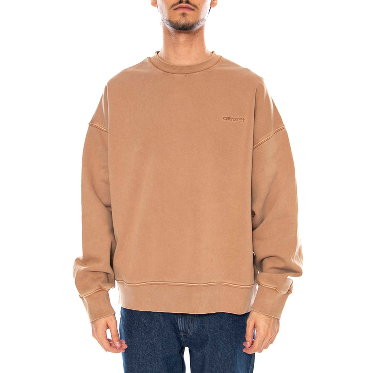 Benton Sweat Peanut - Felpa Girocollo Uomo Beige I035436.2FSGD . CARHARTT WIP 