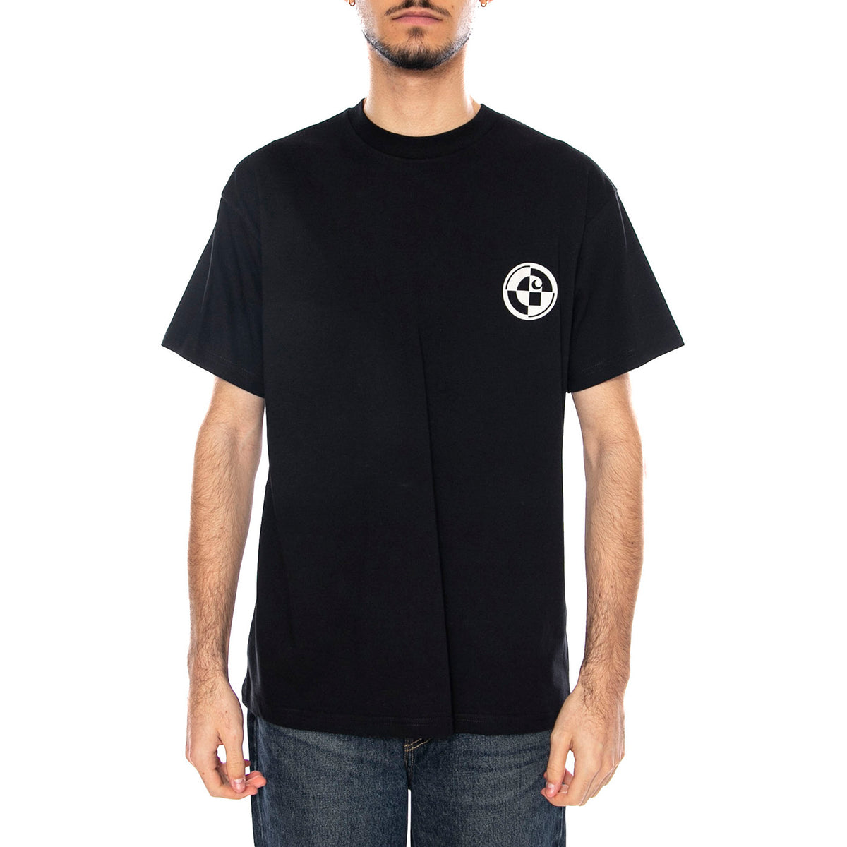 S/S C Logo Archive T-Shirt -- Maglietta Uomo Nera I035439.89XX . CARHARTT WIP 