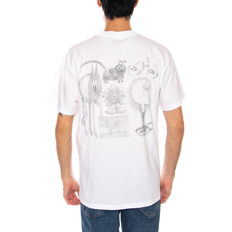 S/S Okniceok 01 T-Shirt White - Maglietta Girocollo Uomo Bianca I035440.02XX . CARHARTT WIP 