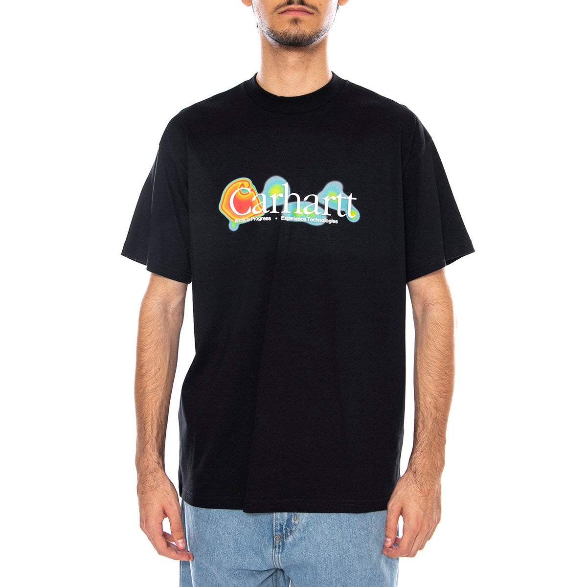 S/S Experiential T-Shirt Black - Maglietta Girocollo Uomo Nera I035442.89XX . CARHARTT WIP 