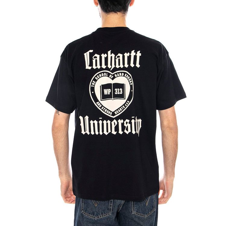 S/S Schooling T-Shirt -- Maglietta Uomo Nera I035453.89XX . CARHARTT WIP 