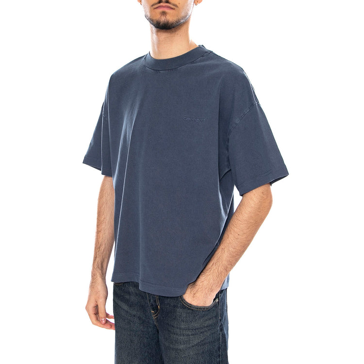 S/S Benton T-Shirt -- Maglietta Uomo Blue I035590.VQGD . CARHARTT WIP 