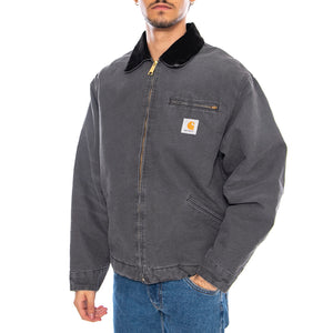 OG Detroit Jacket Graphite / Black - Giacca Uomo Grigia I035614.3CL4O . CARHARTT WIP 
