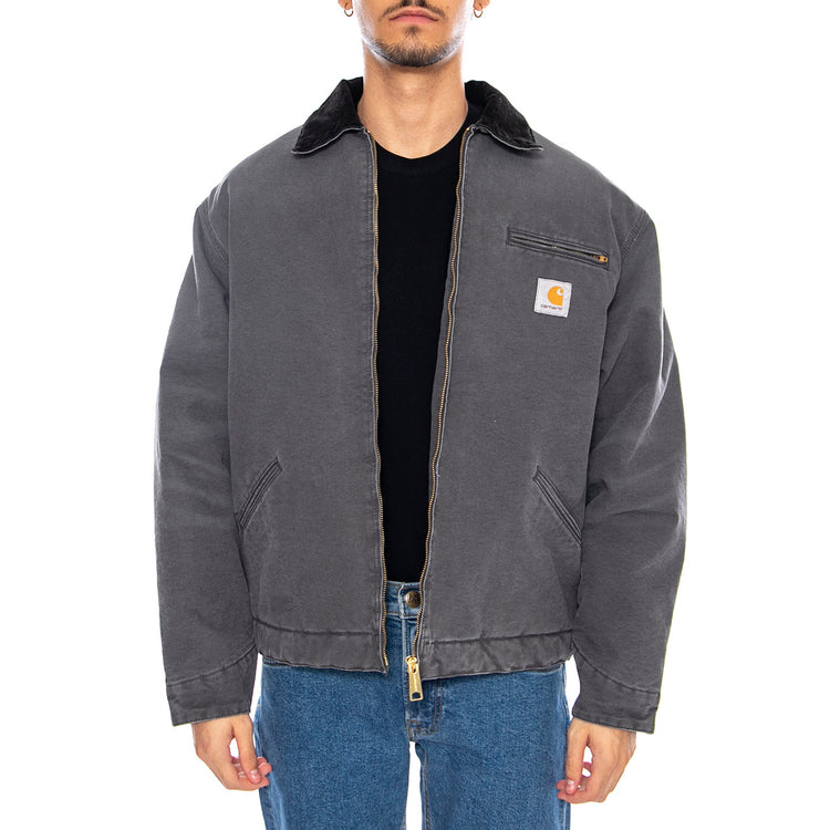 OG Detroit Jacket Graphite / Black - Giacca Uomo Grigia I035614.3CL4O . CARHARTT WIP 