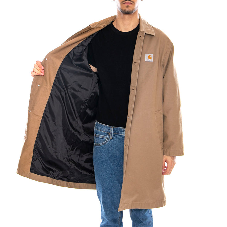 Webster Coat Leather / Leather - Giacca Uomo Marrone I035618.3AF02 . CARHARTT WIP 