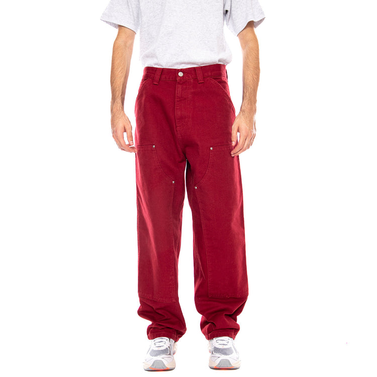 OG Double Knee Pant Scarlet - Pantaloni Uomo Bordeaux I035638.H806 . CARHARTT WIP 