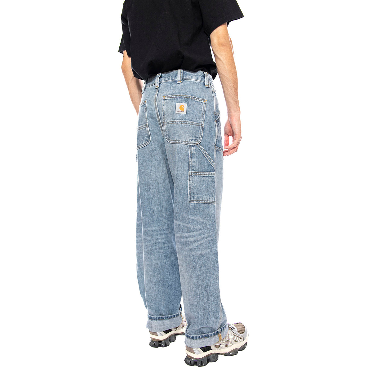 OG Double Knee Pant Blue - Pantaloni Denim Jeans Uomo Blu I035797.01UR . CARHARTT WIP 