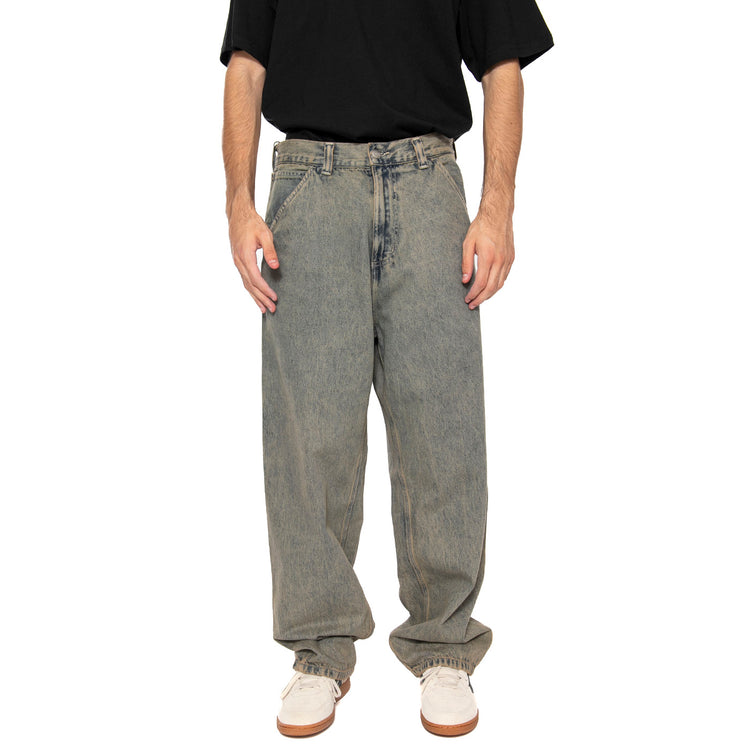 OG Single Knee Pant Blue / Leather - Pantaloni Uomo Blu I035819.3FUGD . CARHARTT WIP 
